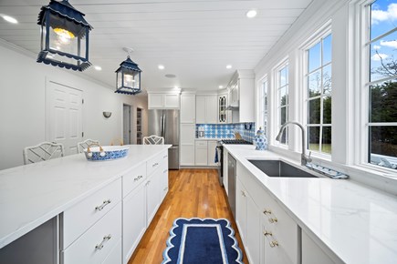 Chatham Cape Cod vacation rental - Light and bright kitchen, seating for 5 at island