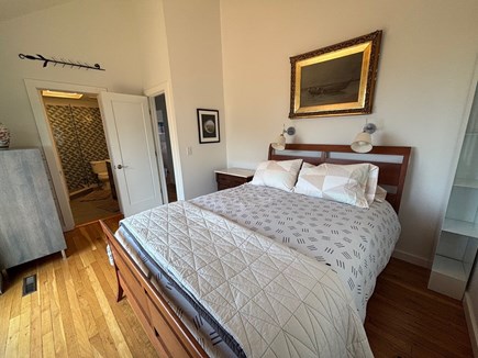 Truro Cape Cod vacation rental - Primary Bedroom with Slider to Deck