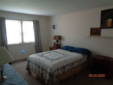 West Yarmouth Cape Cod vacation rental - Middle bedroom, Double bed, 4' closet space