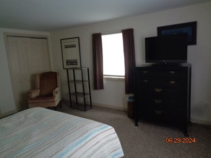 West Yarmouth Cape Cod vacation rental - Master Bedroom, comfortable seating, beautiful view of yard