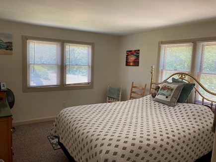 West Yarmouth Cape Cod vacation rental - Bedroom 1 has a Queen size bed & looks onto conservation land.