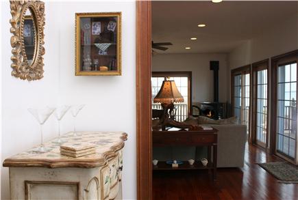 Barnstable Cape Cod vacation rental - Spacious, open air feel. View of Great Room from dining area.