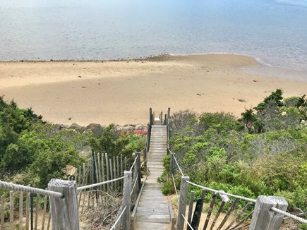 Wellfleet, Lt. Island Cape Cod vacation rental - Stairs to the private beach