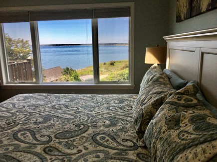 Wellfleet, Lt. Island Cape Cod vacation rental - King bedroom with ocean view