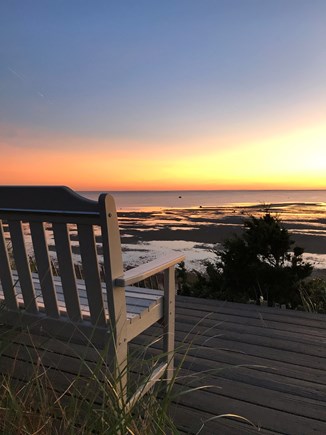 Wellfleet, Lt. Island Cape Cod vacation rental - Crows nest with bench is a perfect spot for your morning coffee