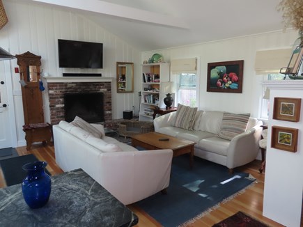 Eastham Cape Cod vacation rental - The comfortable, stylish living area with two sofas