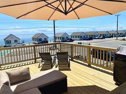 Truro Cape Cod vacation rental - View from the newly constructed deck