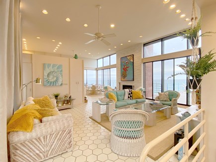 Wellfleet Cape Cod vacation rental - Living Room with Floor to Ceiling Windows