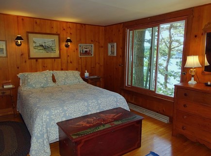 Wellfleet Cape Cod vacation rental - Queen master on main floor, opens to sitting room & private bath