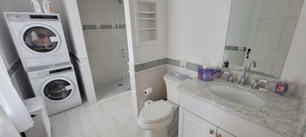 East Orleans Cape Cod vacation rental - First floor bathroom with washer and dryer