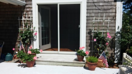 Harwich Cape Cod vacation rental - Front side patio