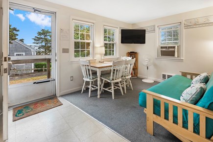 Dennis Port Cape Cod vacation rental - Living room with smart TV and dinette