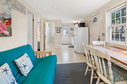 Dennis Port Cape Cod vacation rental - Living room into kitchen