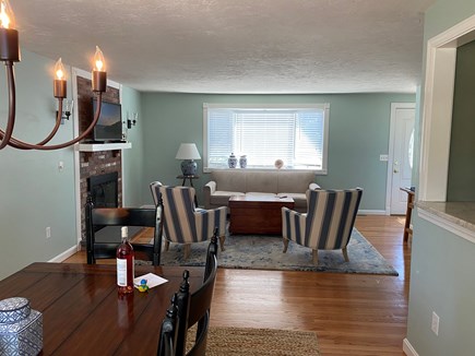 South Chatham Cape Cod vacation rental - Dining and Living room