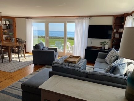Dennis Port Cape Cod vacation rental - Comfortable living room area with view