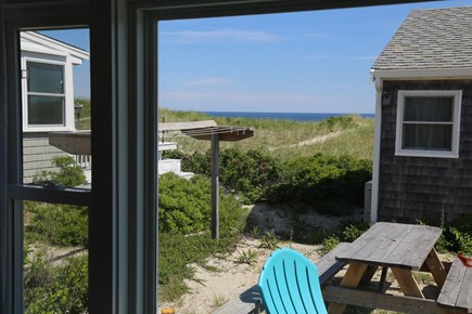 East Sandwich Cape Cod vacation rental - Horizon water views from inside cottage.