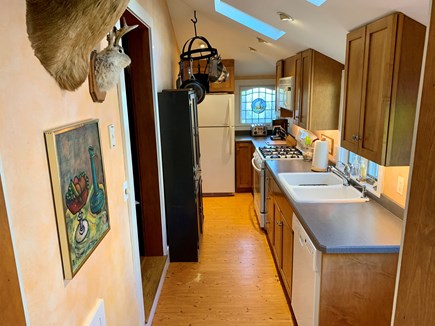 Wellfleet Cape Cod vacation rental - kitchen from dining room 2021