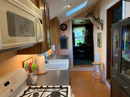 Wellfleet Cape Cod vacation rental - Long view of kitchen from far end