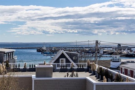 Provincetown, Center of Town Cape Cod vacation rental - View from the deck of the harbor.