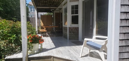 Chatham, Ridgevale Beach area Cape Cod vacation rental - Inviting back yard with deck and grill