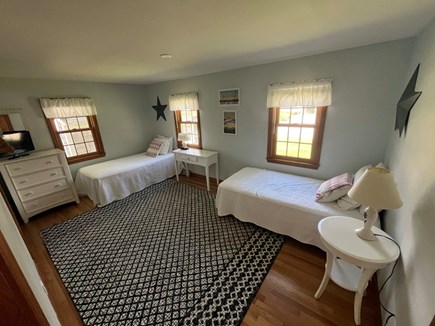 Chatham, Ridgevale Beach area Cape Cod vacation rental - First floor ensuite with twin beds and a TV