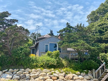 North Chatham Cape Cod vacation rental - Windmill view from beach.