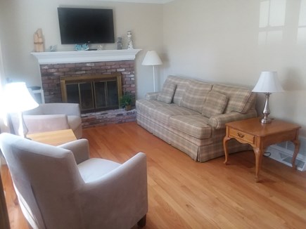 Dennis Cape Cod vacation rental - Sunny living room with sleep sofa