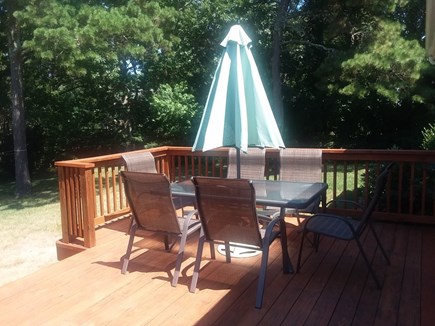 Dennis Cape Cod vacation rental - Sunny deck with dining