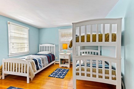 Orleans Cape Cod vacation rental - Upstairs bunk room with 3 twin beds.