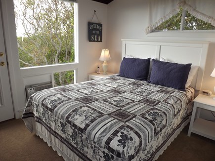 Chatham Cape Cod vacation rental - Bedroom with Queen Bed and Access to Deck