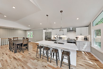 Woods Hole Cape Cod vacation rental - 2020 Renovated Designer Kitchen / Living Room. Fully equipped.