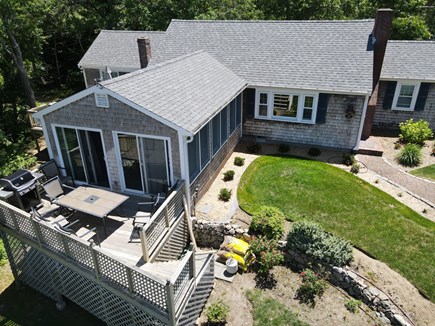 W. Chatham  Cape Cod vacation rental - Aerial View of the house