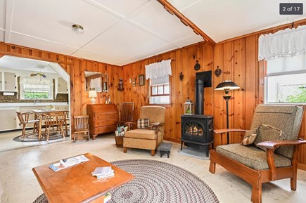 Harwich Port Cape Cod vacation rental - View of living room.