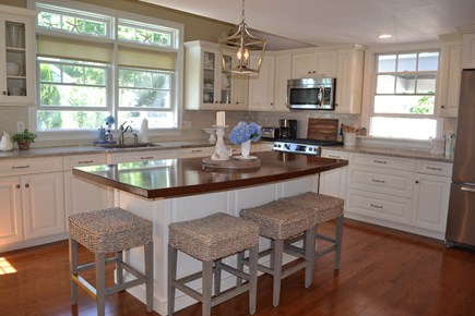 Falmouth Cape Cod vacation rental - Kitchen with center island