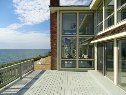 Mashpee, New Seabury Cape Cod vacation rental - Large deck with seating area - access from sliders in dining room