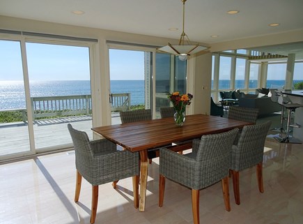 Mashpee, New Seabury Cape Cod vacation rental - Dining area with sliders to deck