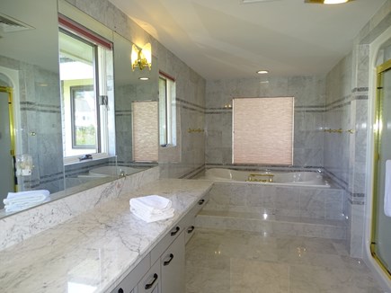 Mashpee, New Seabury Cape Cod vacation rental - Upstairs bathroom with shower and Jacuzzi tub