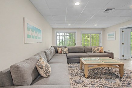 Brewster Cape Cod vacation rental - Garden-level TV Lounge