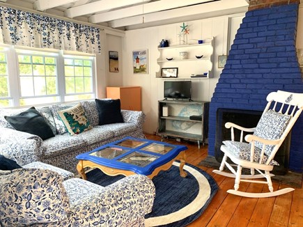 Brewster Cape Cod vacation rental - Comfortable sofas, new Fire TV, great games and books.