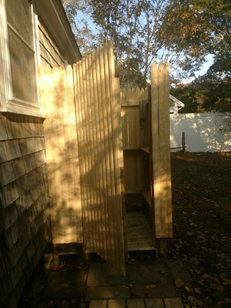 Brewster Cape Cod vacation rental - Brand new outdoor shower.