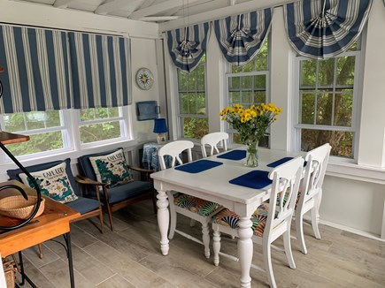 Brewster Cape Cod vacation rental - Lovely front Dining Room w fan.