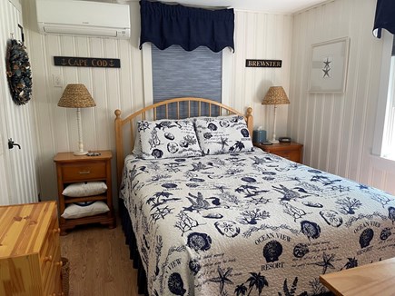Brewster Cape Cod vacation rental - Bedroom #1 has a Queen Size Bed with Air Conditioner