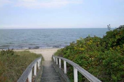 Brewster, Pineland Park Cape Cod vacation rental - Ramp to private beach