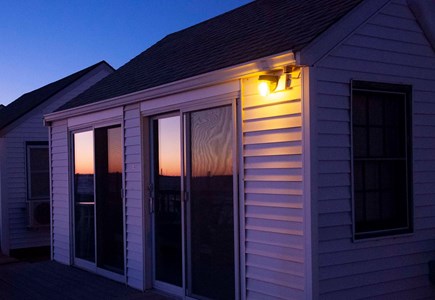 Shore Road, North Truro Cape Cod vacation rental - Cottage at sunset