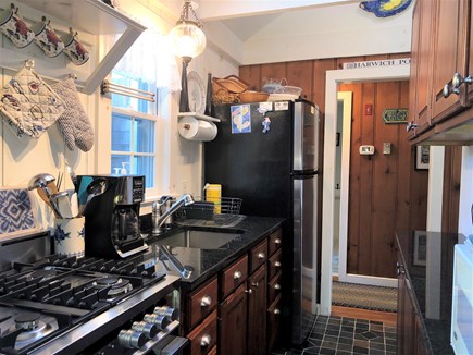 West Harwich Cape Cod vacation rental - Galley Kitchen with Gas Stove