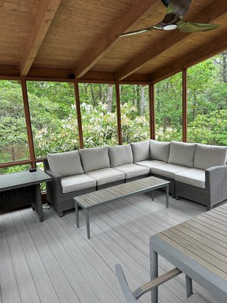 Truro Center, off Castle Road Cape Cod vacation rental - Screened-in porch, interior