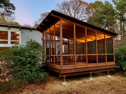 Truro Center, off Castle Road Cape Cod vacation rental - Porch, from front yard
