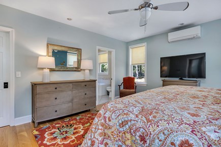 East Orleans Cape Cod vacation rental - Main Bedroom with flat screen TV