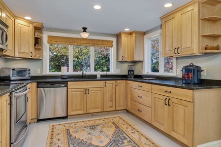 East Orleans Cape Cod vacation rental - Well appointed kitchen - complete with lobster pot!