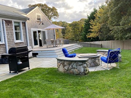 East Orleans Cape Cod vacation rental - Awesome deck, patio, fire pit and yard